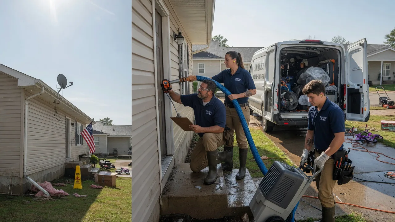 Ceiling Water Damage Restoration in Caroleen, NC near me